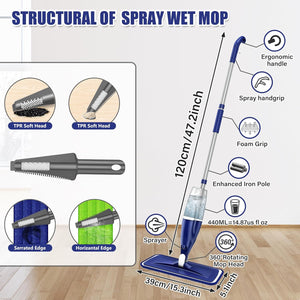Microfiber Spray Mop for Floors Cleaning
