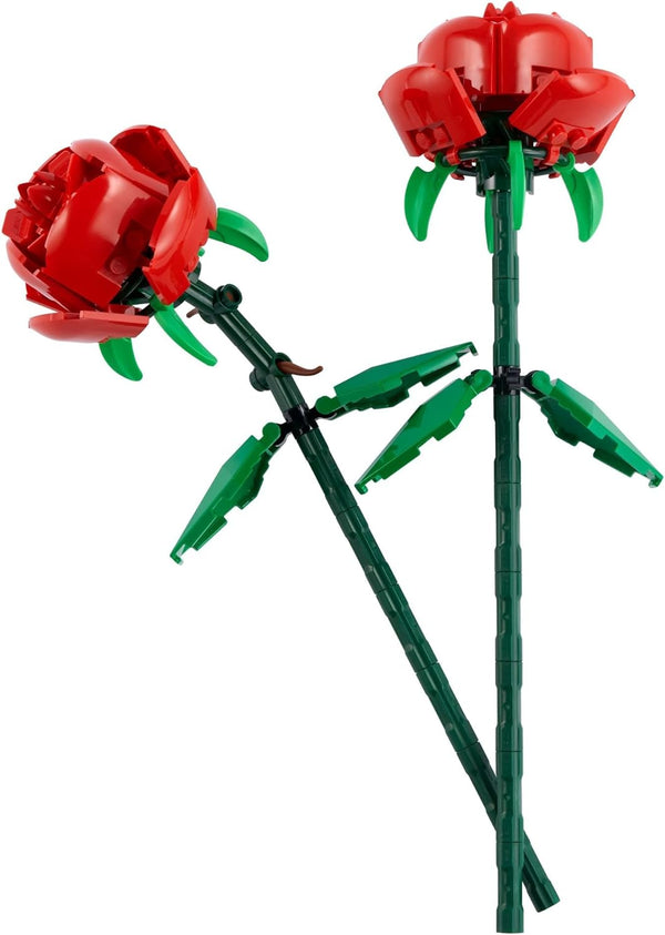LEGO Roses - Building Toy for Kids, Girls & Boys, Ages 8+ - Artificial, Fake Roses for Home Decor & Display - Gift Idea for Plant & Flower Lovers