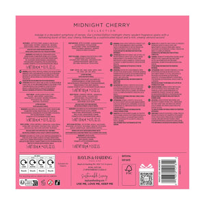 Baylis & Harding Midnight Cherry Luxury Pamper Gift Set - Vegan Friendly