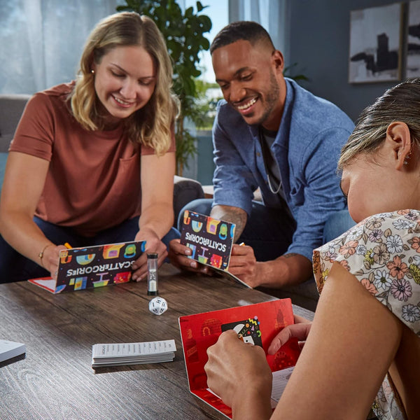 Hasbro Gaming Scattergories Classic Game, Party Game for Adults and Teens Ages 13 and up, Board Game for 2+ Players