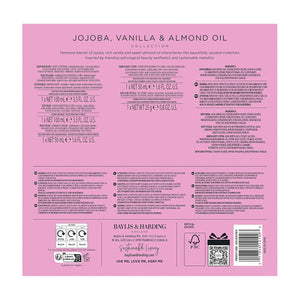 Baylis & Harding Gift Set for Women - Bath & Skincare Present - Jojoba, Vanilla & Almond Oil