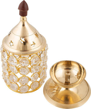 Shubhkart Akhand Diya Oil Lamp- Decorative Diya for Positive Atmosphere | Pooja | Home Decor | Gifting