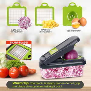 Yusshn 12 IN 1 Vegetable Chopper