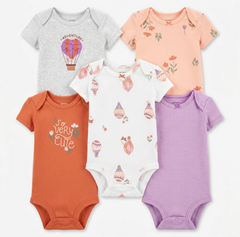 Baby 5-Pack Short-Sleeve Original Bodysuits NB