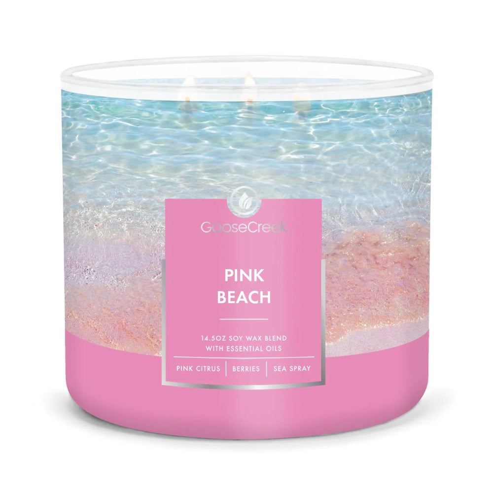Goose Creek Pink Beach Soy Wax Blend w\Essential Oils Candle