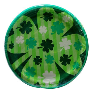 Lucky Clover St Patrick's Day Plate 8 Ct