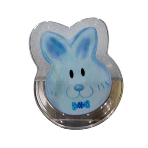 Clear Easter Bunny Plate