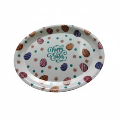 Oval Happy Easter Plate