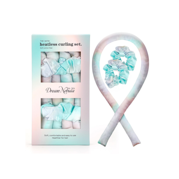 Satin Heatless Curling Set (Dream Nebula)