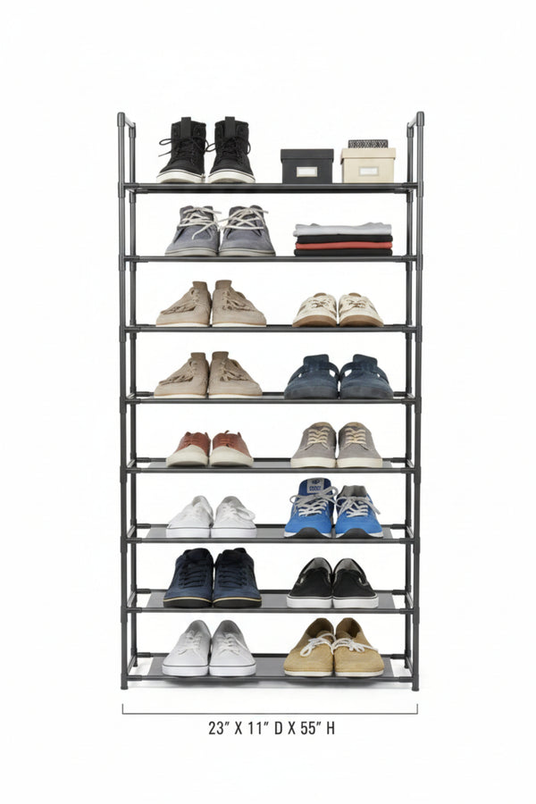 8-Tier Clothes and Shoe Organising Shelf