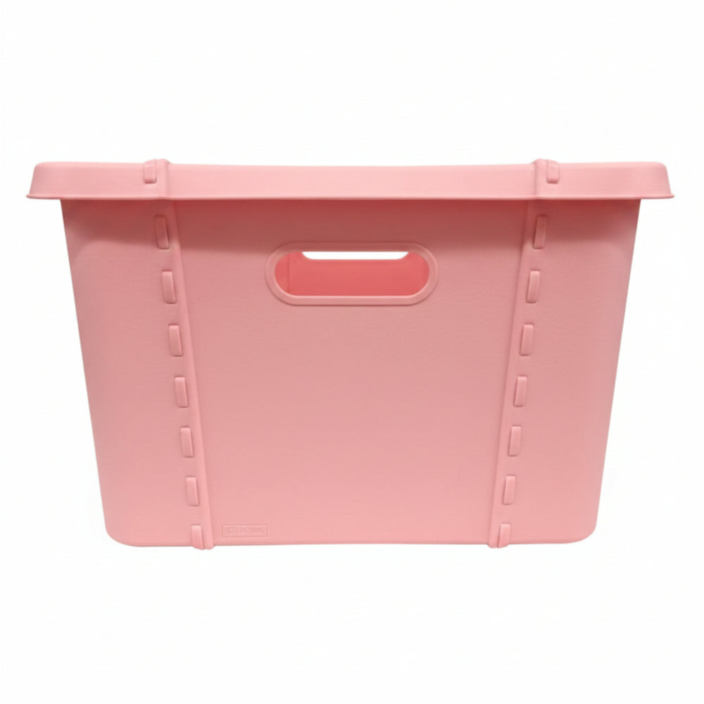 Life Story Pink Storage Basket with Lid