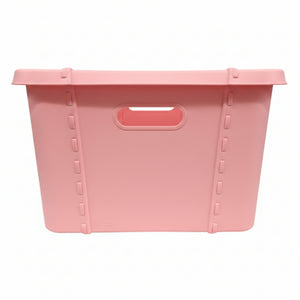 Life Story Pink Storage Basket with Lid