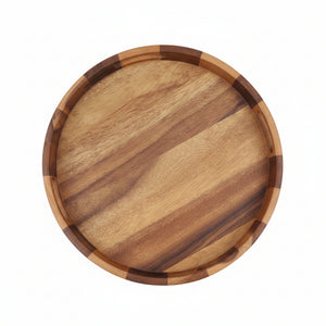 Wooden Round Serving Tray