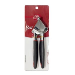 Betty Crocker Stainless Steel Garlic Press w/Nylon Grip 7"