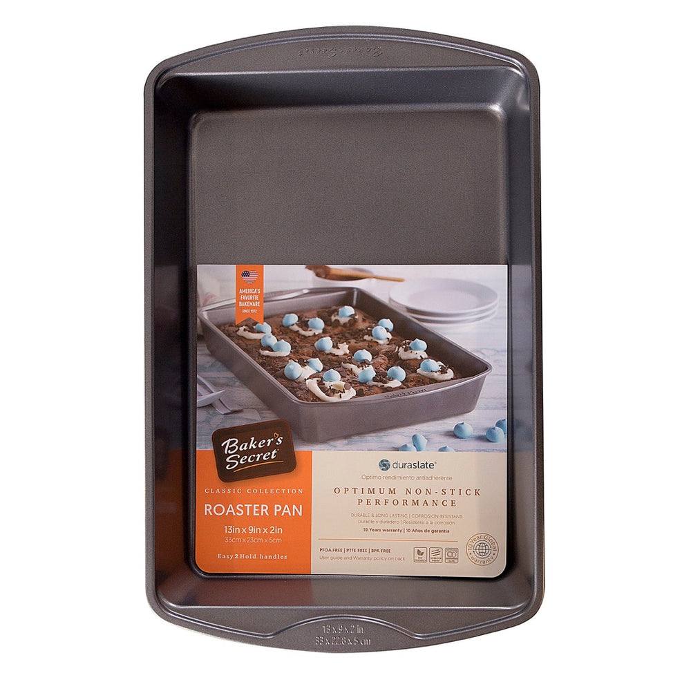 Roaster Pan Bakers Secret Optimum Non-Stick Performance 13x9x2"