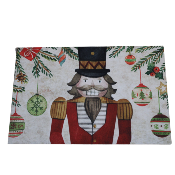 Miro Christmas Mats 40x60cm (Nutcracker) Cream.
