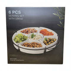 6-Piece Serving Set with Stand