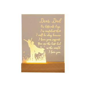 Father's Day Acrylic Night Lights