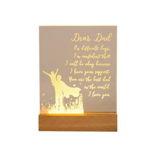 Father's Day Acrylic Night Lights