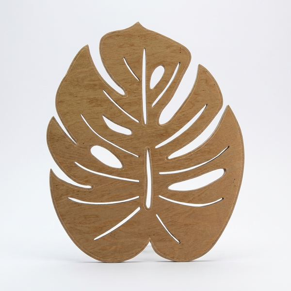 Place Mat Kennedy Home Collection Distressed Leaf Design 17.5x14.75"