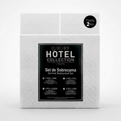 Quilted Bedspread Set Luxury Hotel Collection Twin