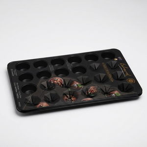 24 Mini Cup Muffin Pan Bakers Secret Enhanced Optimum Non-Stick Performance-15.7X10"