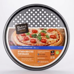 Pizza Crisper Pan Bakers Secret Optimum Non-Stick Performance 13In"