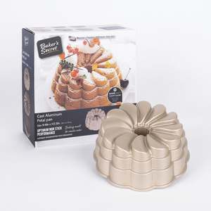 Petal Pan Bakers Secret Cast Aluminum 24cm x 10cm