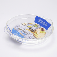 Round Baking Dish Bakers Secret Fluted Design 20oz