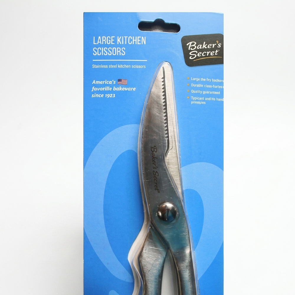 Baker's Secret Kitchen Stainless Steel Scissors-10"