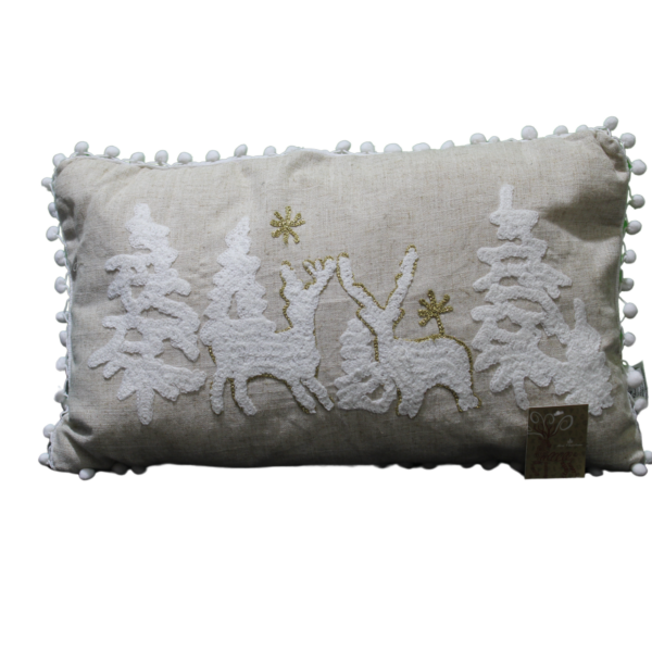 Christmas Cushion reindeer design